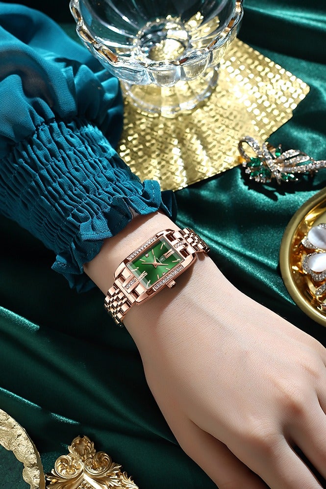 پوداجار نساء ساعة، نساء مقاومة للماء الكوارتز الكلاسيكية ساعة المعصم - Image 3