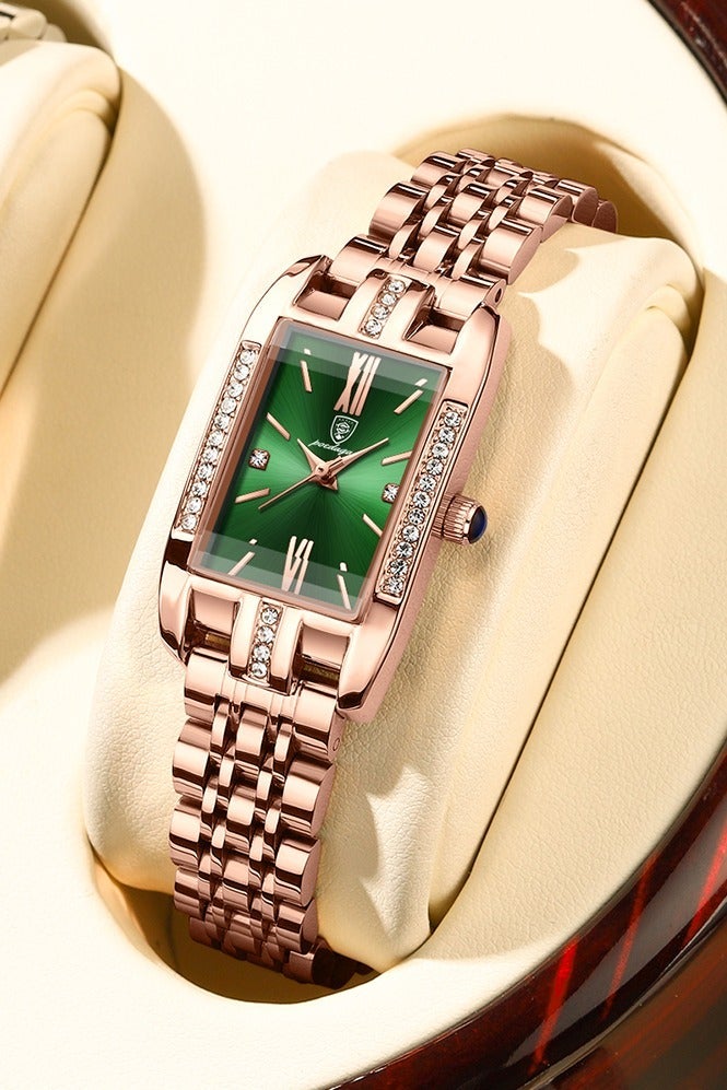 پوداجار نساء ساعة، نساء مقاومة للماء الكوارتز الكلاسيكية ساعة المعصم - Image 2