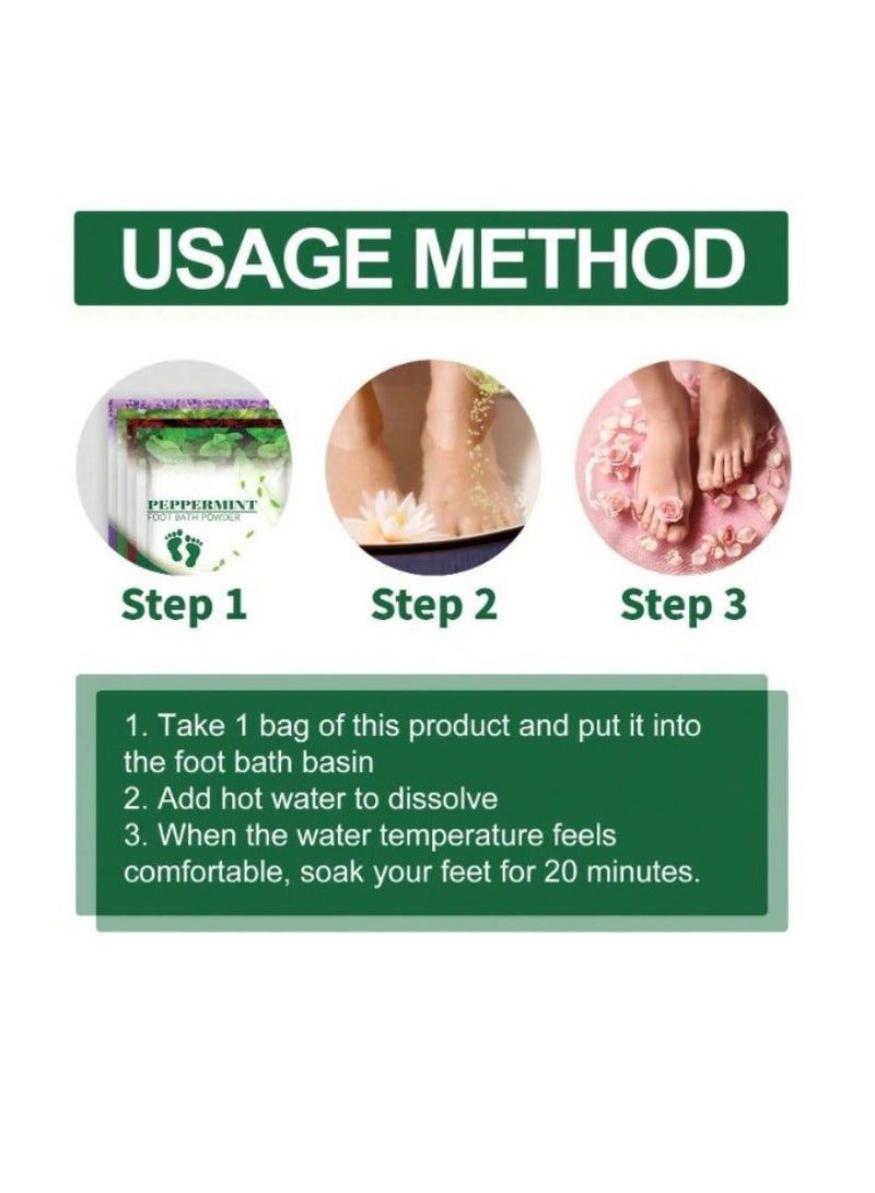 Foot Bath Salt Remove Toxins With rose and moisturizing gel Foot Callus Fight Infections Boost Immunity Help Treat Athletes Foot, Inflammation, Relieve Tired, Achy, Itchy Feet  Pack of 4 pieces50g+50g - Image 5