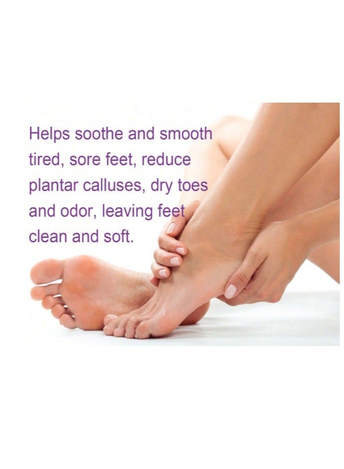 Foot Bath Salt Remove Toxins With rose and moisturizing gel Foot Callus Fight Infections Boost Immunity Help Treat Athletes Foot, Inflammation, Relieve Tired, Achy, Itchy Feet  Pack of 4 pieces50g+50g - Image 3