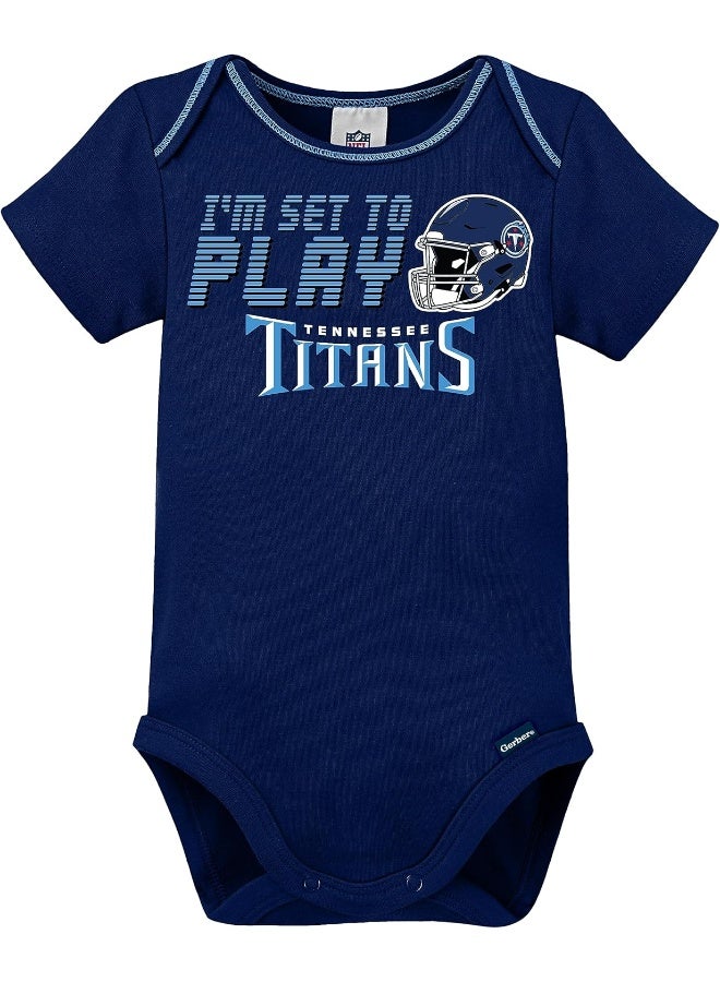 Gerber NFL Baby Boys 3 Pack Short Sleeve Bodysuit  - Image 4