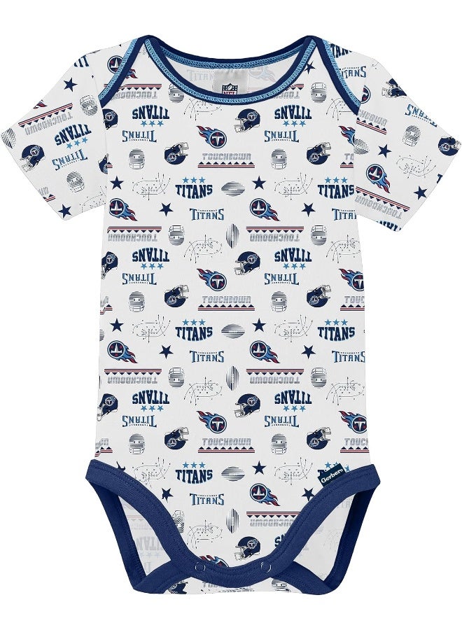 Gerber NFL Baby Boys 3 Pack Short Sleeve Bodysuit  - Image 3