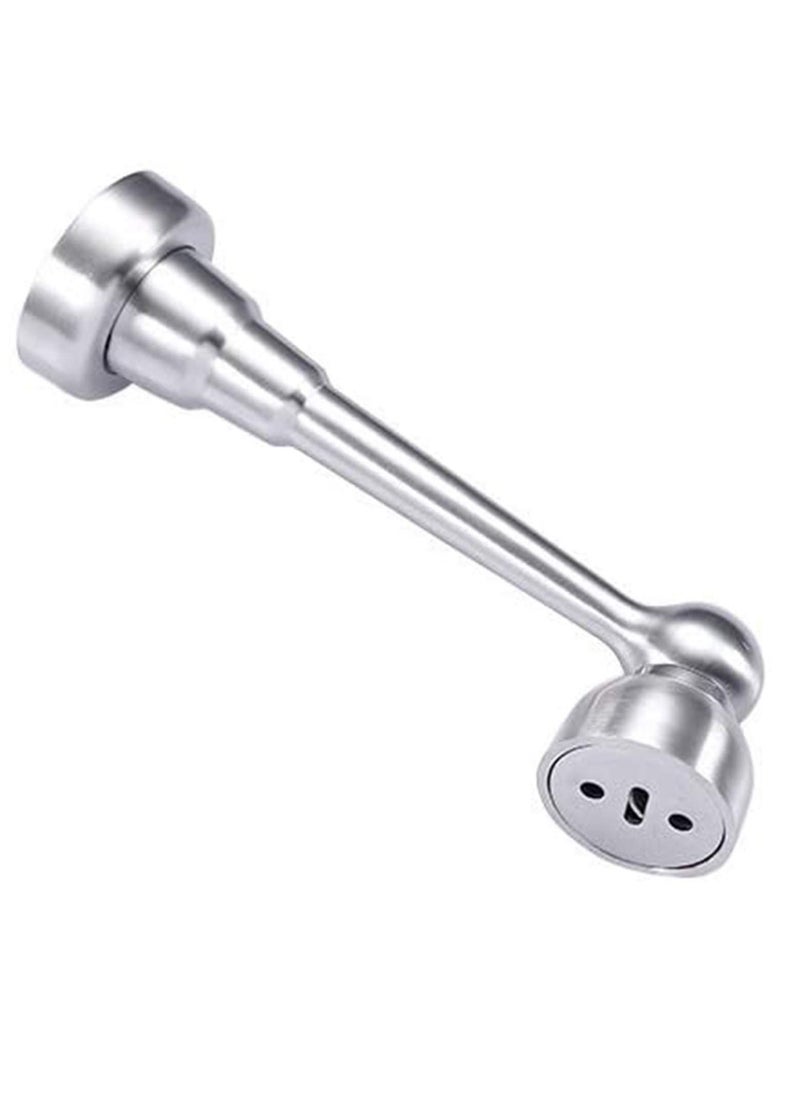 Door Stopper, Magnetic Door Stops, 9 inch Extra Long Door Stop Wall Protector, Soft Catch Stainless Steel Door Catch, Heavy Duty Door Holder, Floor Mount Brushed Modern Magnetic Door Stopper 1Pcs  - Image 4