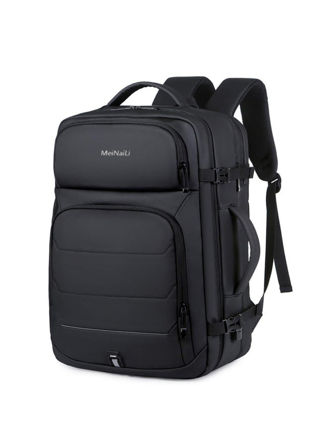مينيلي Meinaili Expandable Men's 17 Inch Laptop Waterproof Business Backpack with USB - Image 1