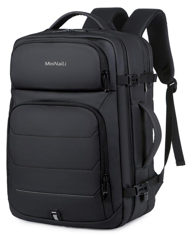Meinaili Expandable Men's 17 Inch Laptop Waterproof Business Backpack with USB - Image 1