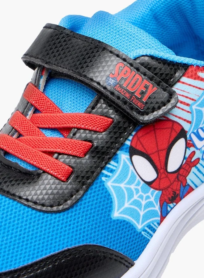 MARVEL Boys Double Velcro Sneaker With Light