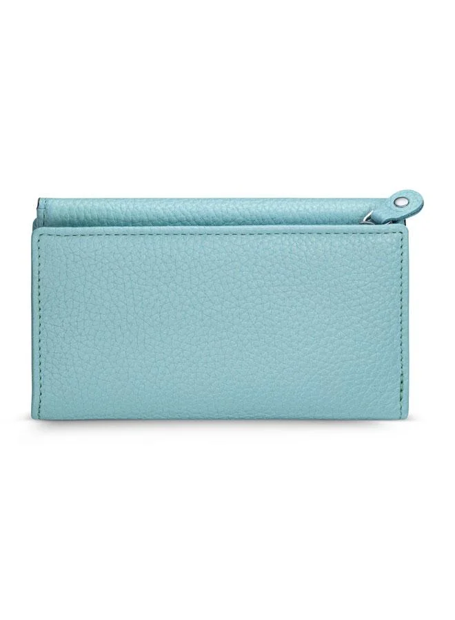 POLICE Florence Blue Leather Wallet for Women