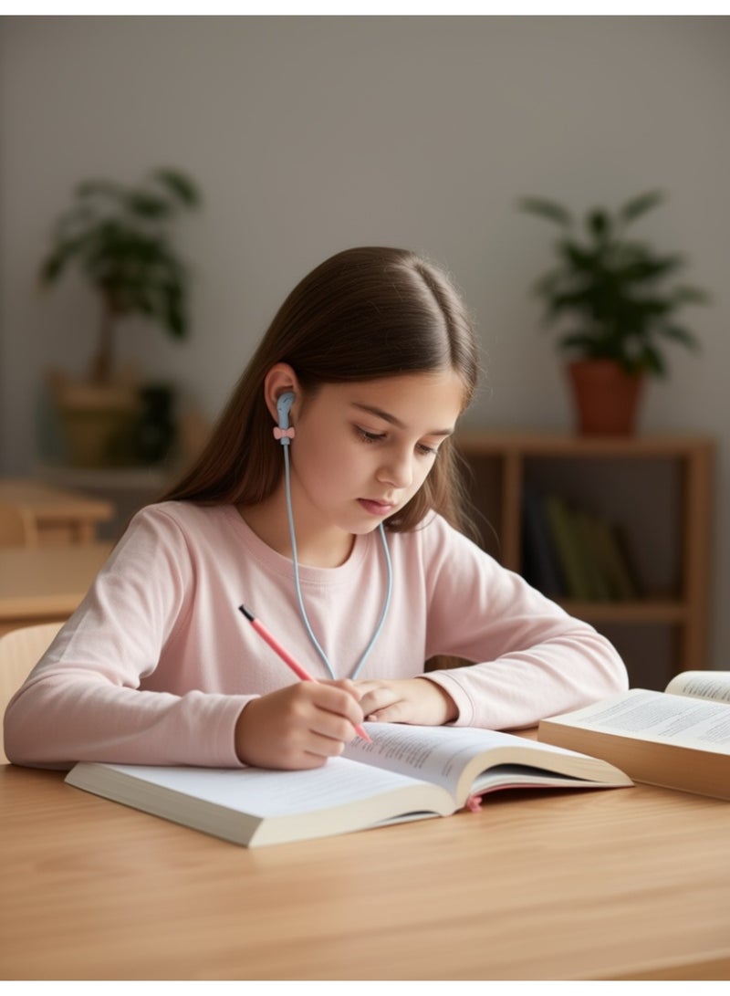 E-240 wired hands-free headset with a modern design, microphone, and control button – cable length 1.2m - Image 4