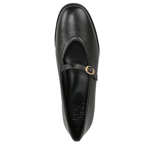 Naturalizer Womens Elina Mary Janes Black Leather 7 Wide - Image 5