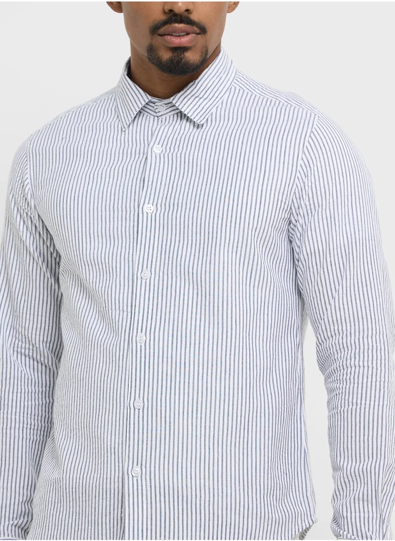 Robert Wood Causal Full Sleeve Shirt