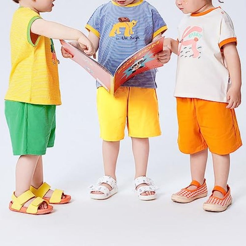 SHARELY SHEEP Toddler Baby Boy Shorts Summer Clothes Little Boys Shorts with Elastic Waist Pull-On Cotton Shorts - Image 4