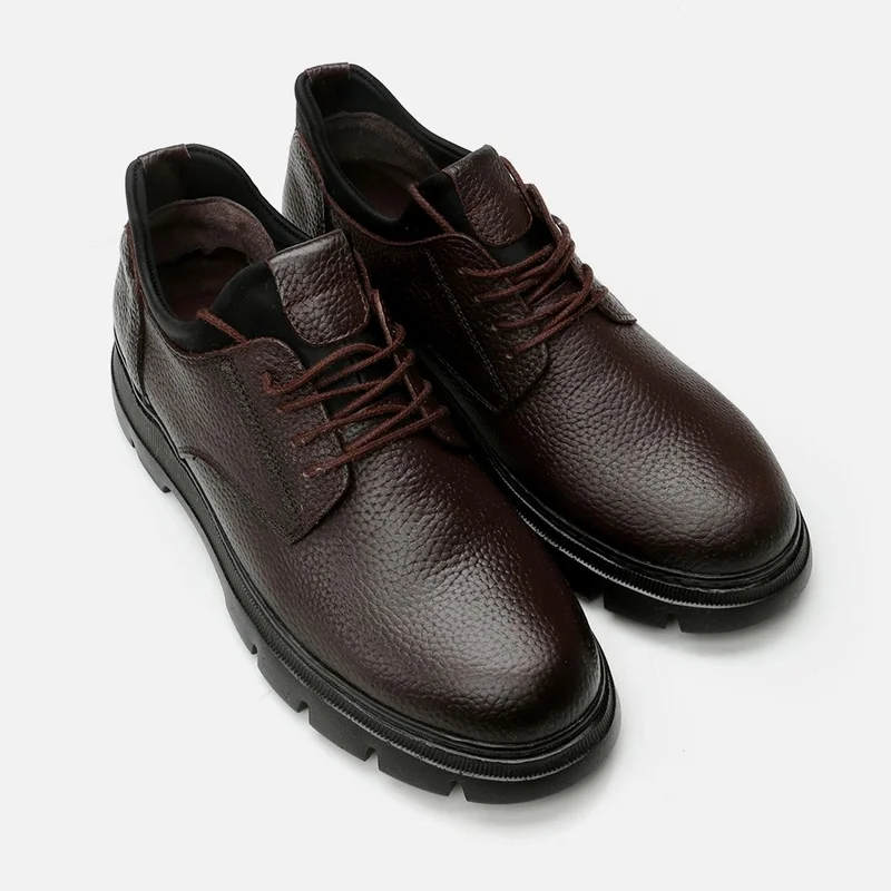 Hotiç 02AYH295920A480 GENUINE Leather Brown Men's Casual Shoes