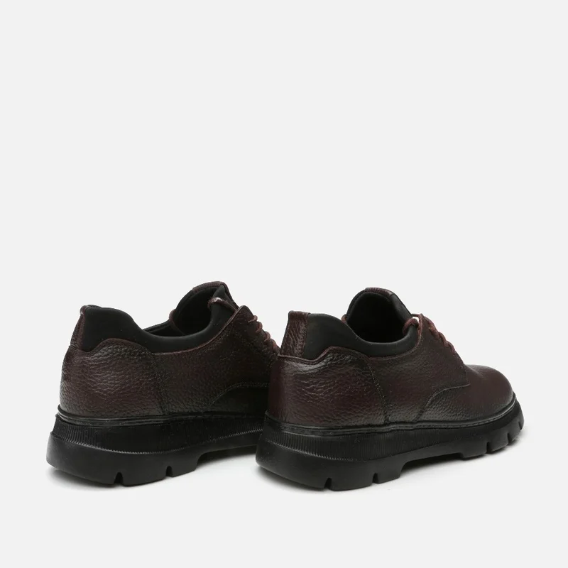 Hotiç 02AYH295920A480 GENUINE Leather Brown Men's Casual Shoes