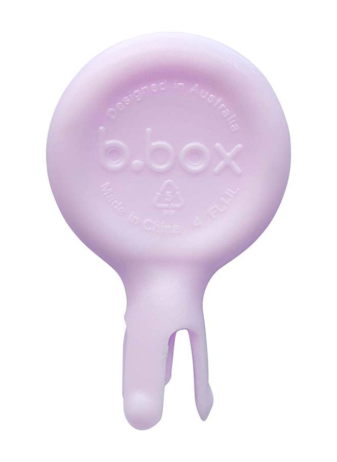 b.box Pack Of 3 Lunch Time Mini Flork Cutlery, Pastel Sage/Silver/Pink  - Image 4