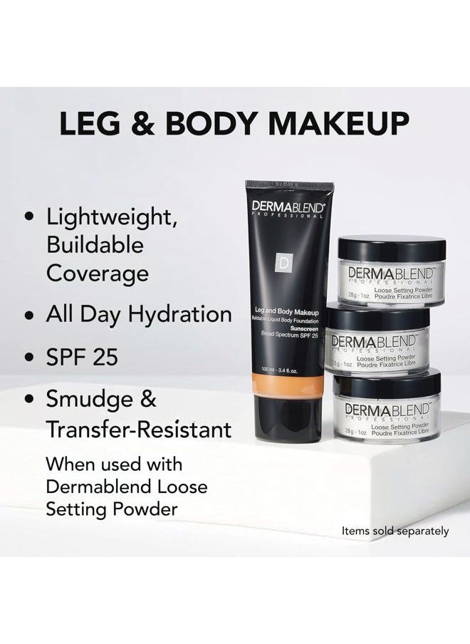 Dermablend - Leg and Body Makeup Foundation with SPF 25, 45W Tan Honey, 3.4 Fl. Oz. - Image 1