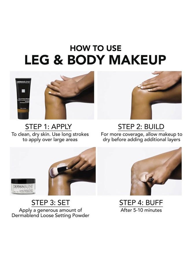 Dermablend - Leg and Body Makeup Foundation with SPF 25, 45W Tan Honey, 3.4 Fl. Oz. - Image 1