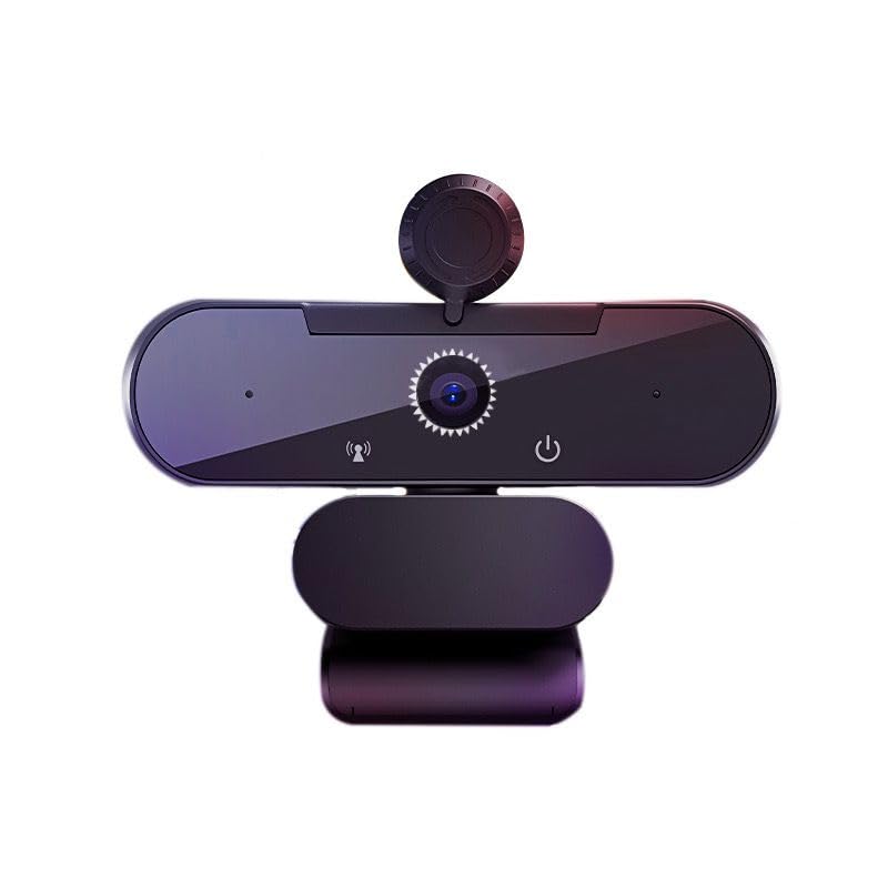 AUSHA Full HD 1080p Webcam with Autofocus, Microphone & Privacy Shutter for Video Conferencing, Online Classes, and Virtual Meetings USB Computer Camera for Laptop & Desktop - Image 1