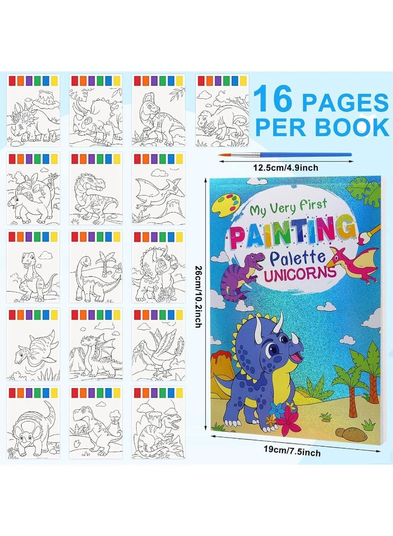 PAPERSAY 2 Pack Water Coloring Books for Kids – Reusable Water Painting Activity Book with Water Pens, Fun Mess-Free Coloring Set for Kids Children Boys Gilrs - Image 2