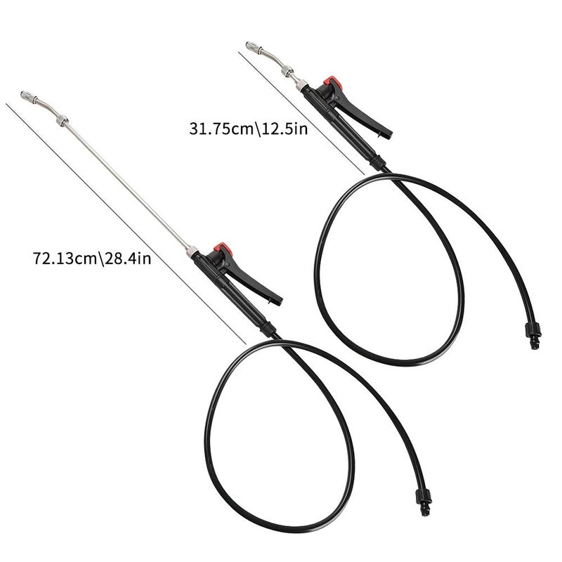 Replacement sprayer rod sprayer assembly with adjustable nozzle trigger rod and hose sprayer rod - Image 3