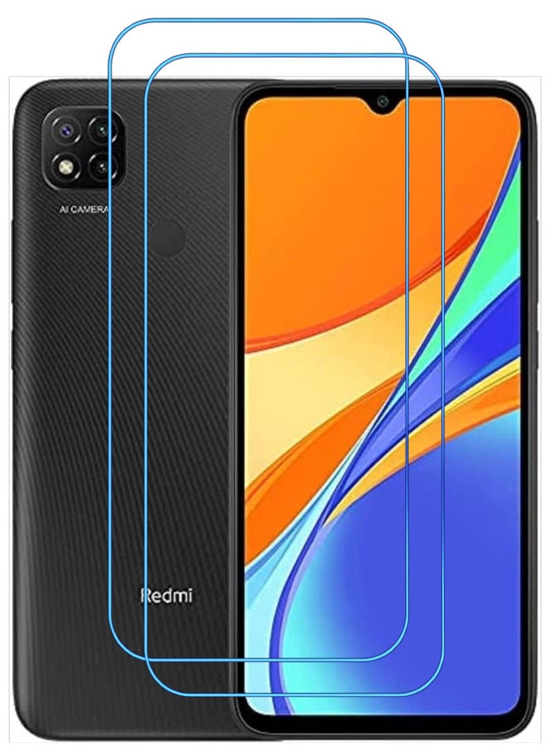 ACLIX 2 Pieces Antistatic ESD Dustproof Premium Quality High Definition Clear Tempered Glass Screen Protector Designed For Xiaomi Redmi 9C - Image 1