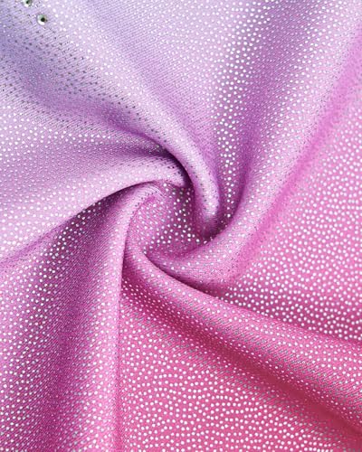 Gogokids Gymnastics Leotards for Girls, Toddler Ruffle Short Sleeve Dance Ballet Outfits Unitards Biketards with Shorts - Image 4