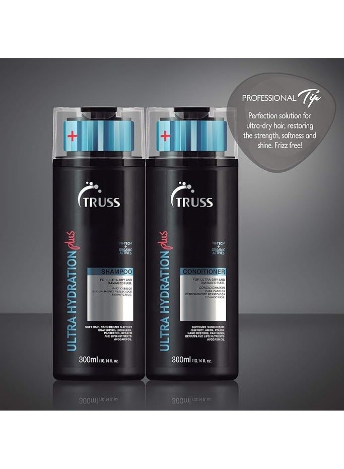 تروس بلسم تروس الترا هيدريشن بلس - للشعر الجاف للغاية والتالف، وإصلاح مكثف، وترطيب، وحماية اللون، وبلسم مضاد للتجعد، مثالي لجميع أنواع الشعر وملمسه - 300 مل - Image 5