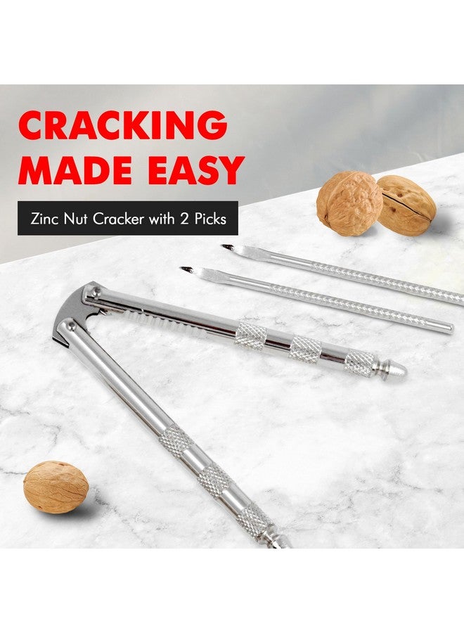 شيف كرافت كسارة جوز كلاسيكية من شيف كرافت مع أعواد، 6.75 بوصة، من الفولاذ المقاوم للصدأ - Image 1