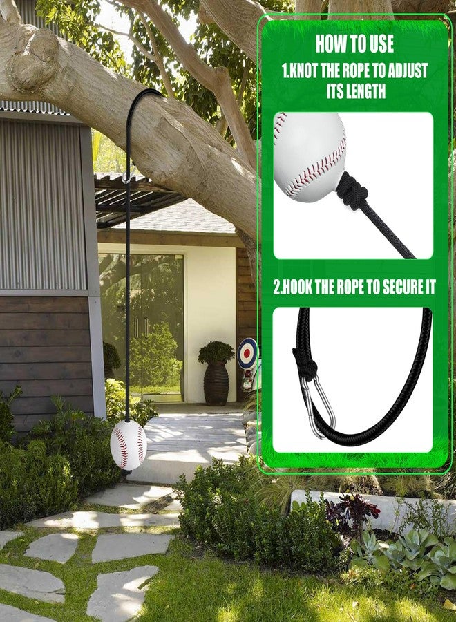 Asyxstar Baseball and Softball Batting Swing Trainer, Enhance Hitting Skills with Baseball Hitting Rope and Toss for Easy Drills – Hand-Eye Coordination, and Boost Bat Speed for All Skill Levels - Image 4