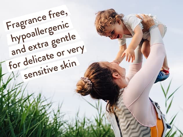 Babo Botanicals Sensitive Baby FragranceFree Newborn Foam Wash Gentle formula Oat Shea Cocoa Butter EWG Verified Vegan From birth on - Image 4