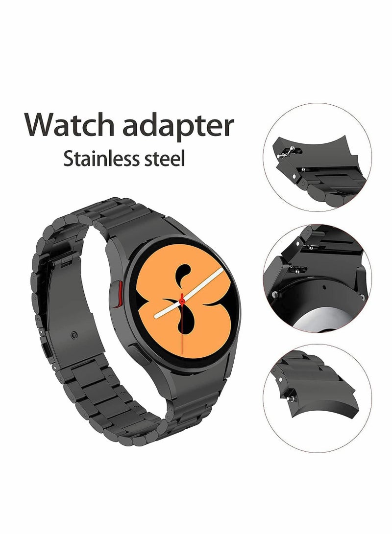 Y&D Watch Connection, Metal Connector, Lugs, Replacement Stainless Steel Connection Adapter, Connect Strap, for Samsung Galaxy 4, 4 40mm 44mm Classic 42mm 46mm, 3 pair - Image 3