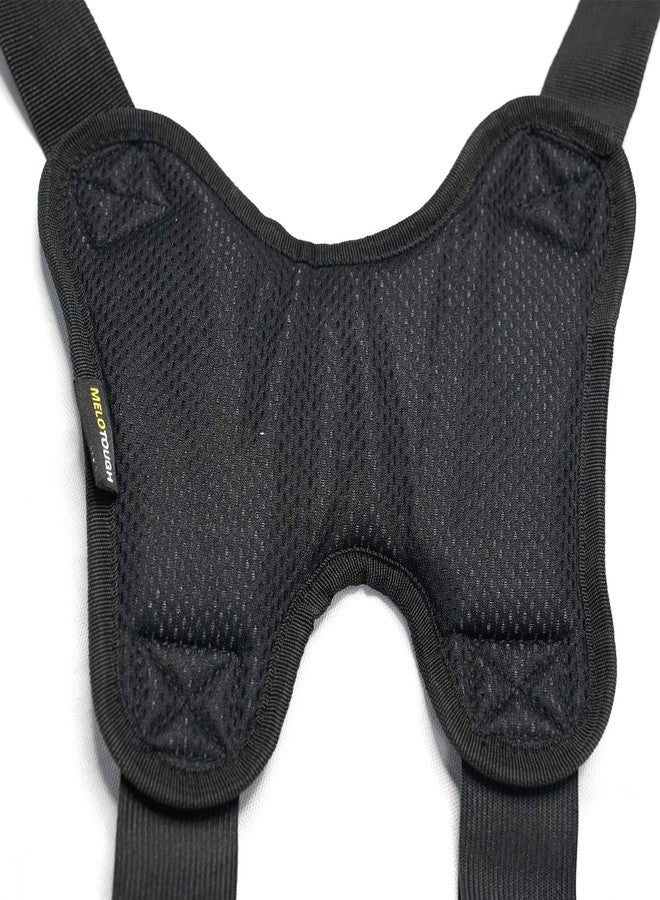 MELOTOUGH Tactical Harness Tactical Suspenders 1.5 inch Police Suspenders for Duty Belt (Black) - Image 4
