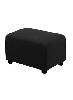 Elastic cover for armchair (elastane), rectangular, elastic footrest cover, padded all-inclusive stool cover, simple home sofa stepstool cover