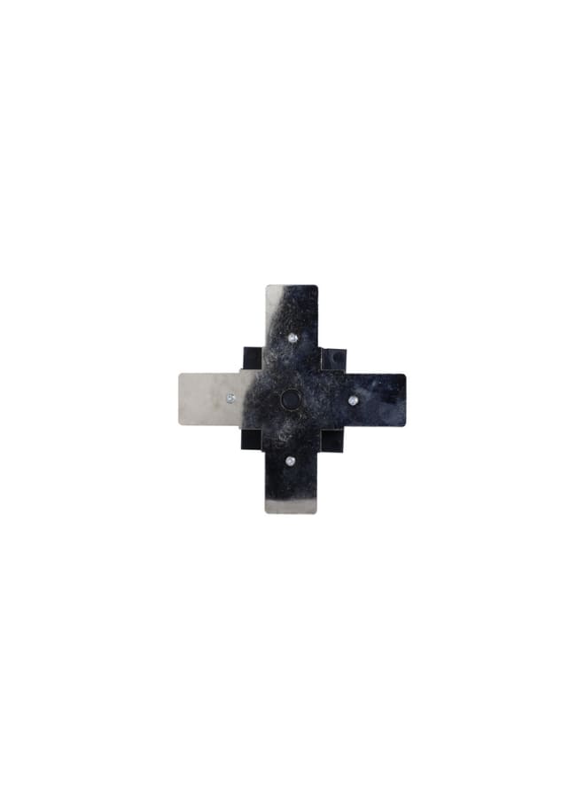 Cross-Shape Black Track Light Connector – Jana Light quantity 3 - Image 3