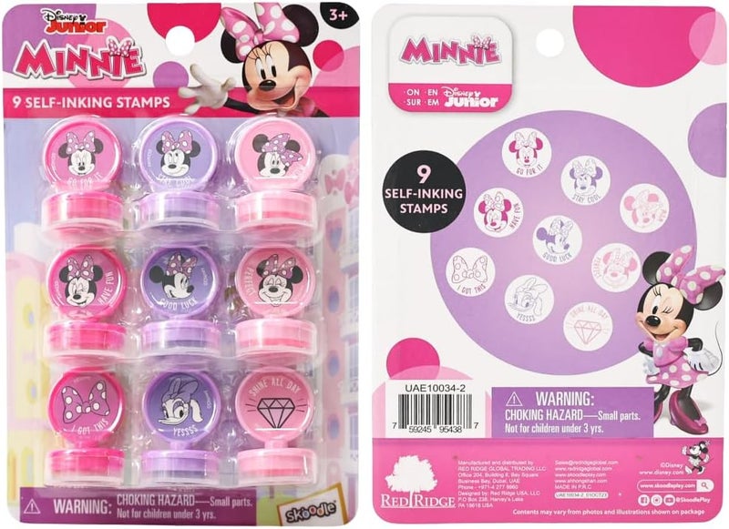 Skoodle Minnie Mouse Self-Inking Stamp Big Kit – Disney Craft Set with Multiple Stamps & Ink Pad – Creative Fun for Kids Ages 4+- Pack Of 02 - Image 4