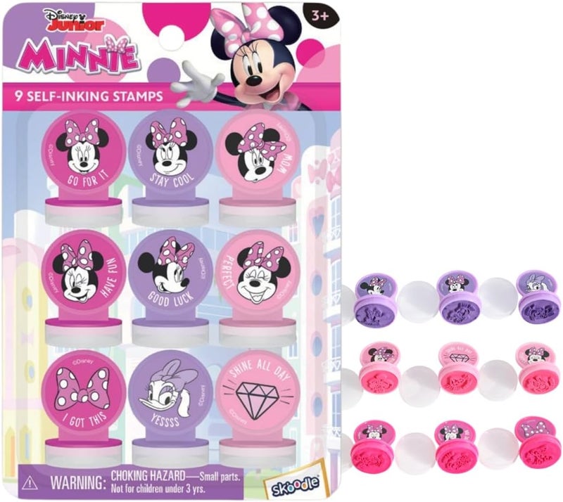 Skoodle Minnie Mouse Self-Inking Stamp Big Kit – Disney Craft Set with Multiple Stamps & Ink Pad – Creative Fun for Kids Ages 4+- Pack Of 02 - Image 1