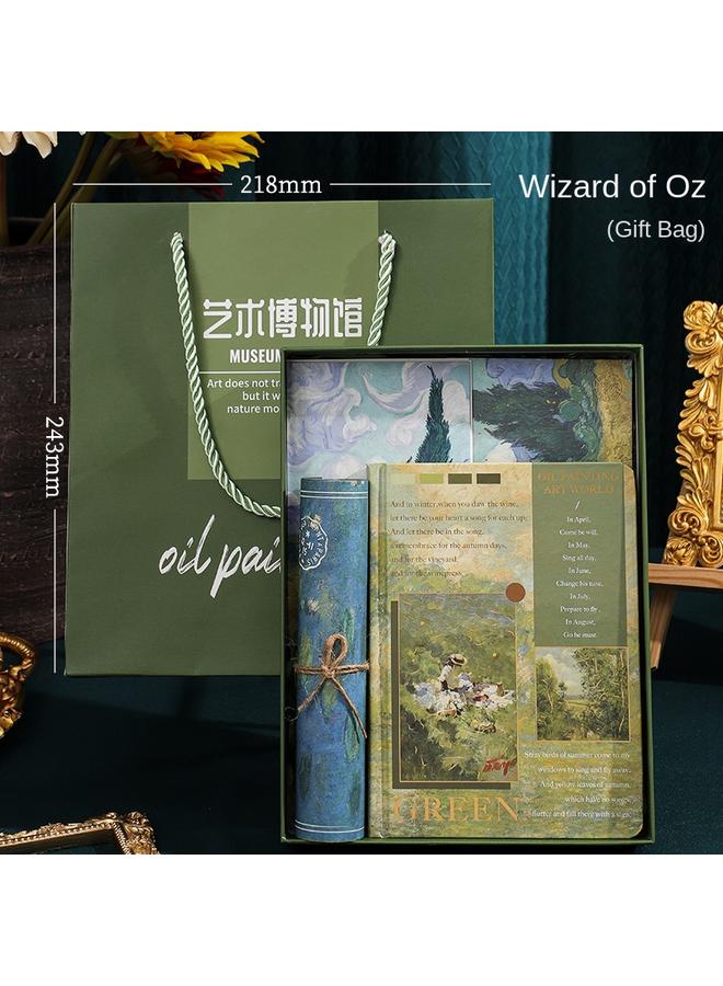 Bluejw Vintage Hollow Hand Ledger Suit Gift Box High Beauty Notebook Stationery Girl Cute Hand Ledger Girl Day - Image 1