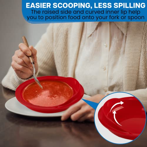 Providence Spillproof - Non Slip Scoop Plates for Disabled Adults with Limited Mobility - 2 Pack - Image 3