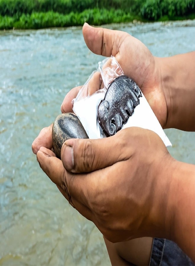 DHINCHAK® Haathi/Elephant Ranga Remedy/Lead Figurines for Rahu Dosh Shanti - for Floating in Water- Jal Mein Pravahit Karne Ke Liye (5, Elephant 250 gram Approx) - Image 2