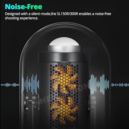 Godox SL150R 165W RGB LED Video Light | 5600K@1m CRI≥96, TLCI≥96 14 FX Effects Bowens Mount Silent Continuous Output Lighting APP/2.4G Control 360° for Video Recording, Portrait, Photography - Image 4