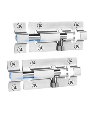 2 Pack Barrel Bolt Latch, 3 Inches Slide Lock Thickened Stainless Steel Slide Bolt Latch Slide Latch Lock Door Bolt Lock with Screws - pzsku/Z450C87AD7BD4C9F77A85Z/45/_/1729760756/3a8bafb3-dd87-4e80-b683-4fa26ba39c66