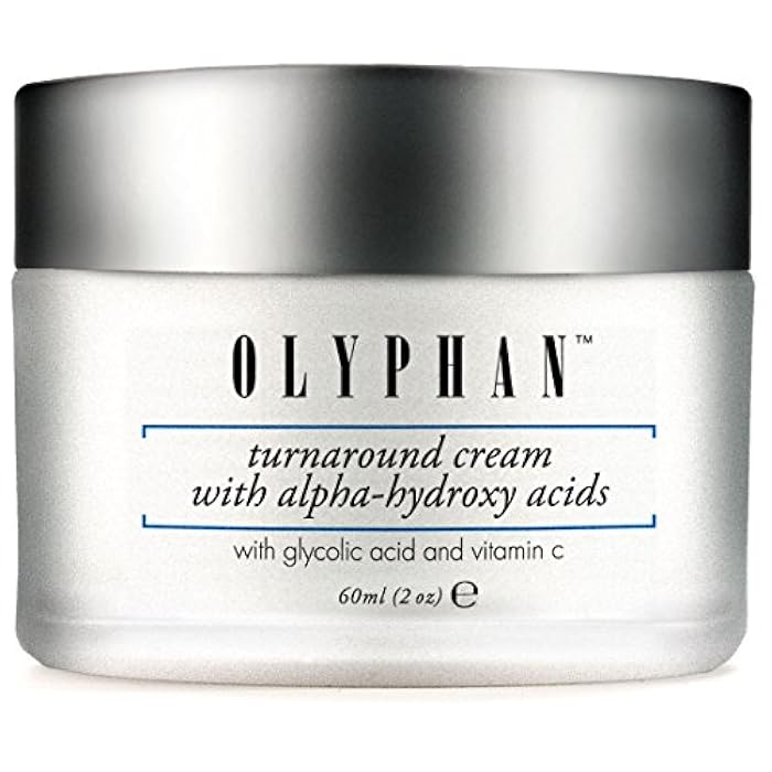 OLYPHAN Alpha Hydroxy Acid Cream for Face Best Glycolic Acid Exfoliating Face Moisturizer Anti-Aging Cream with AHA for Acne Prone Skin; Day - Night Natural Exfoliator for Women or Men - Image 1