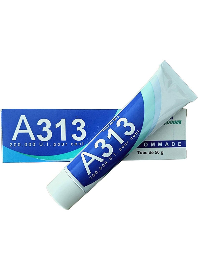 أيه313 كريم الوجه الخفيف A313 بفيتامين أ (الريتينويدات)، يقلل التجاعيد، ويمنع ظهور حب الشباب - 50 غرام - Image 2