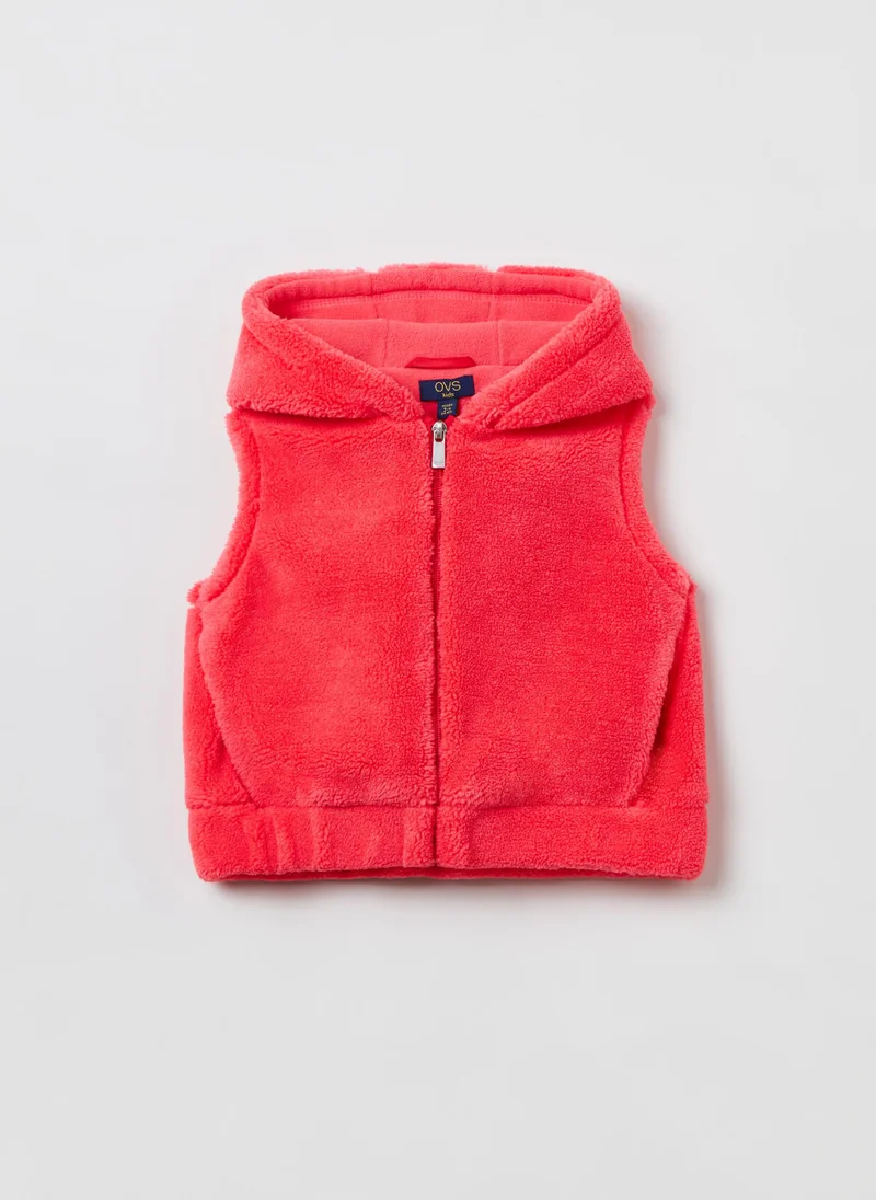 او في اس Ovs Sherpa Gilet With Hood