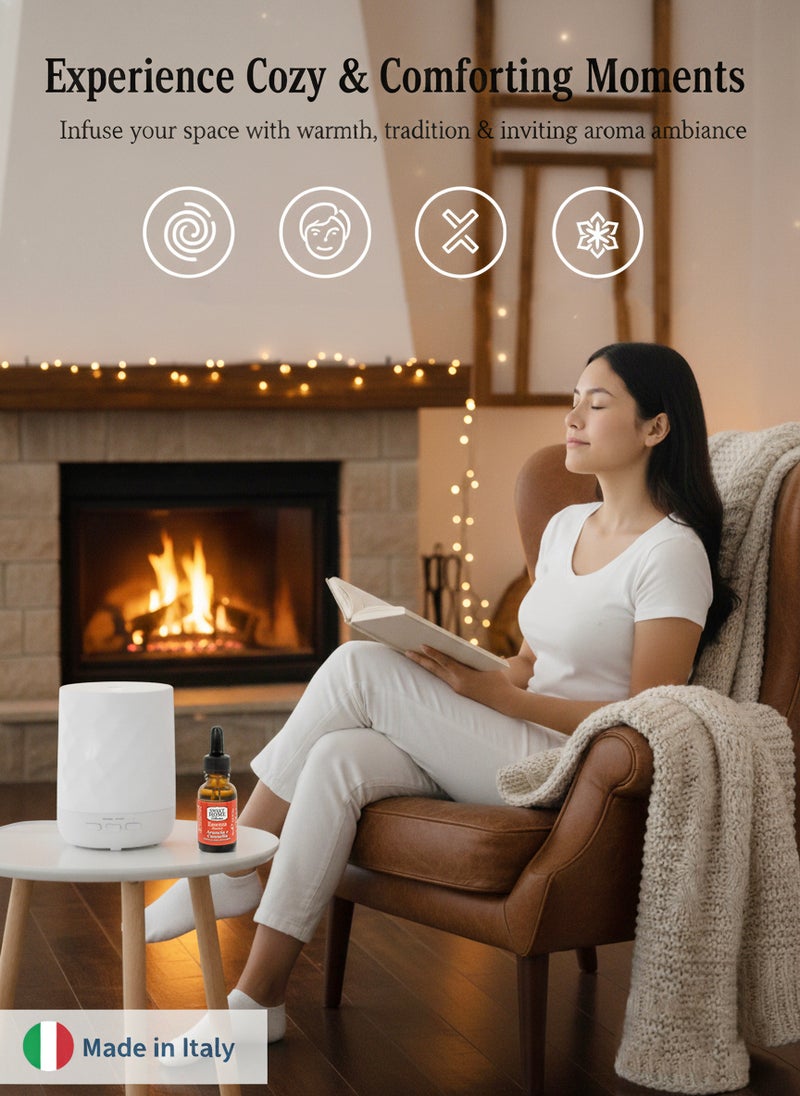 سويت هوم إسنسز - زيت عطري برائحة البرتقال والقرفة، ١٥ مل | رائحة دافئة من الحمضيات والتوابل، مناسب لموزعات الروائح والشموع ومعطرات المنزل | مزيج منعش ودافئ لأجواء احتفالية دافئة ومريحة - Image 3