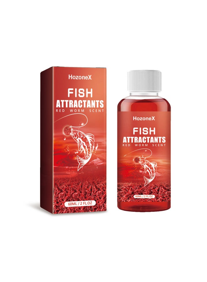 HOZONEX Fish Attractant Concentrated Fishing Comprehensive Bait Quick Nesting Red Worm Liquid Strong Fish-attracting Opening Agent - Image 1