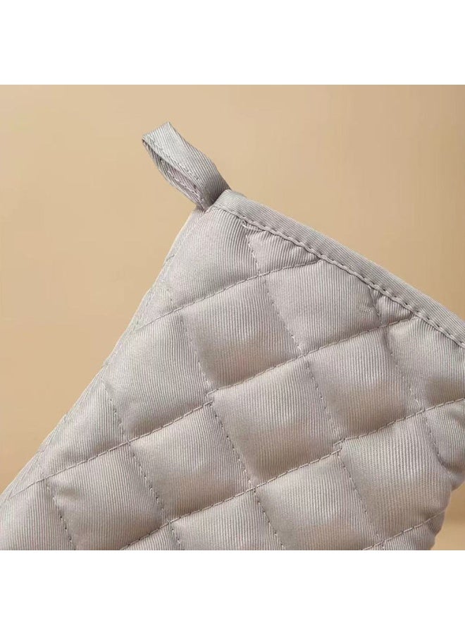 1pair Microwave Oven Heat Resistant Gloves Kitchen Essential Thicken Anti Steam Protect Long Professional Oven Mitts - Image 3