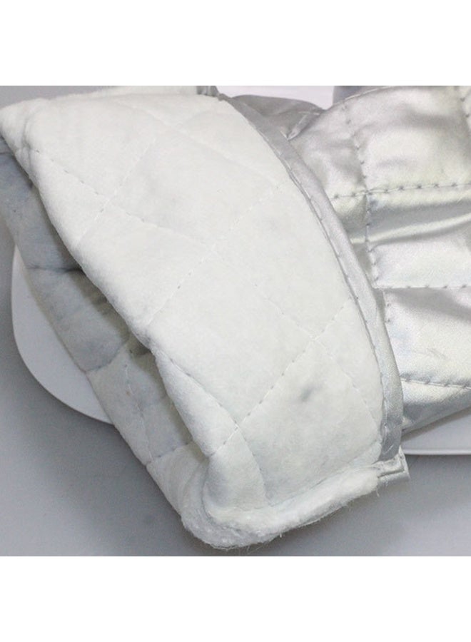 1pair Microwave Oven Heat Resistant Gloves Kitchen Essential Thicken Anti Steam Protect Long Professional Oven Mitts - Image 4