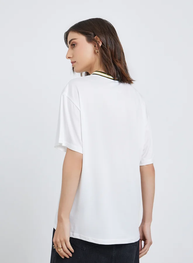 Take Two Take Two Graphic Printed Oversized T-Shirt