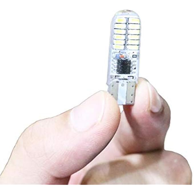 توبيز T10 Pcb W5W 3014 24 SMD 24 LED مصباح إضاءة LED من السيليكا فائق البياض أضواء تصفية 12 فولت فلاش 2 وضعين - Image 5