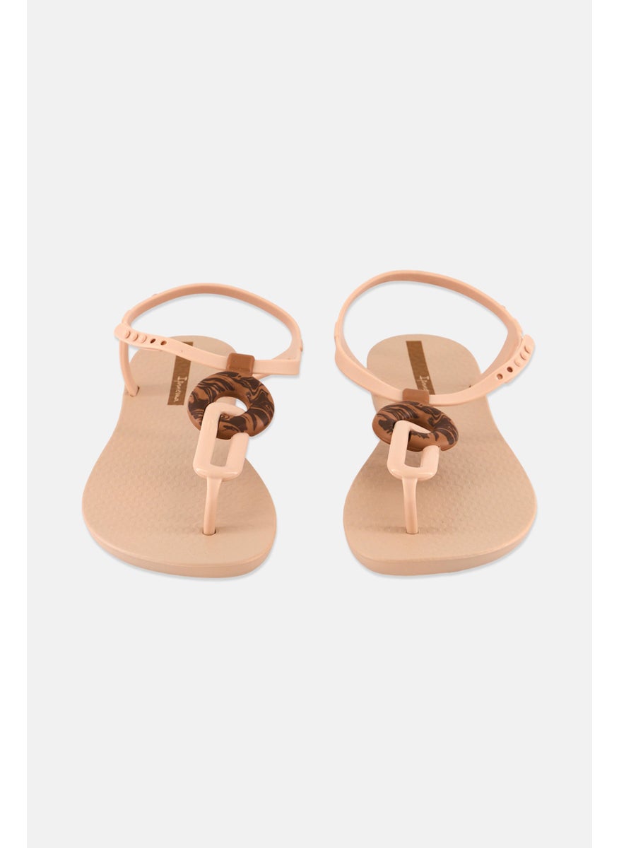 Ipanema Women Class Marble Adjustable Closure Sandals, Beige  - Image 4